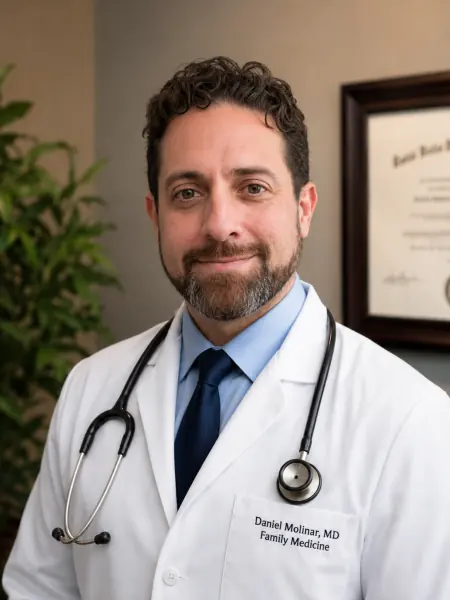 Daniel Molinar, MD, family physician at Rising Sun Family Primary Care in West El Paso